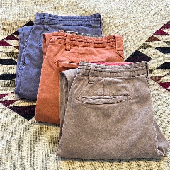 Men's Casual Pants - Blue, Orange, Khaki - Picture 1 of 1